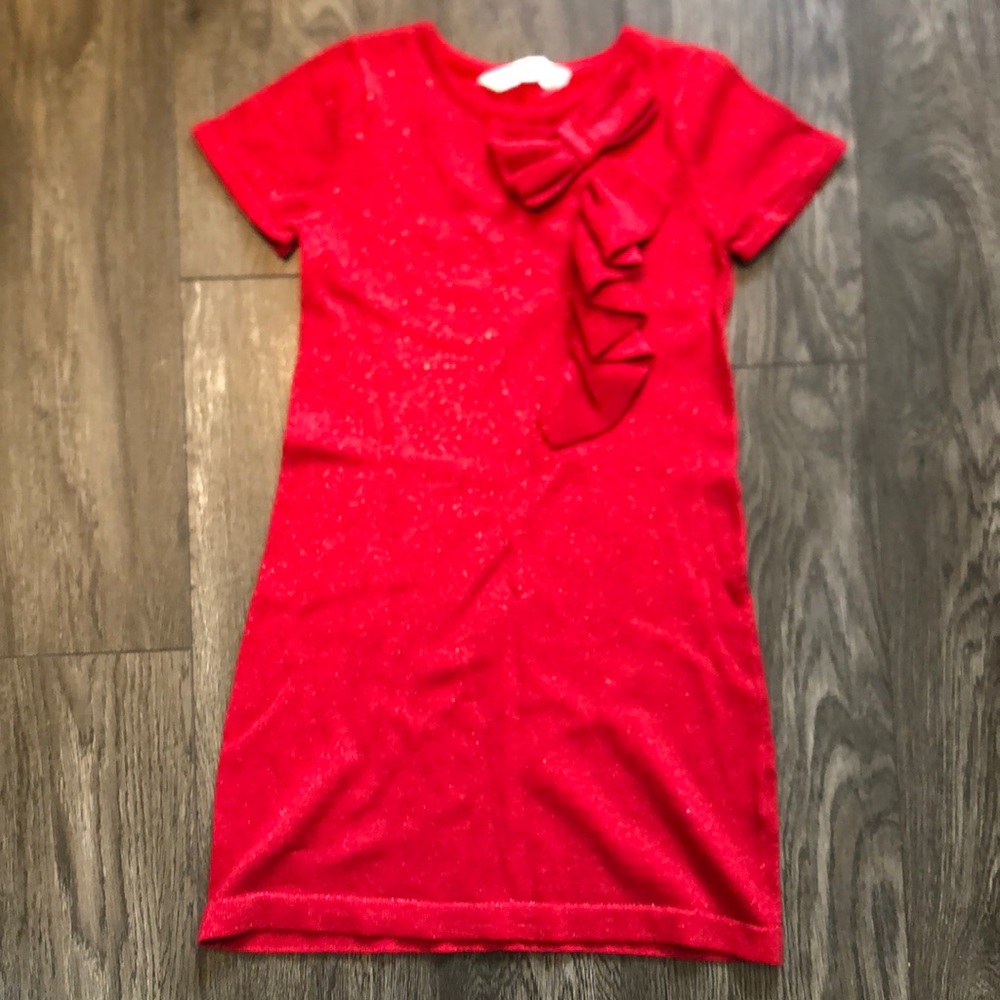 H&M red girls dress size 6-8 years
